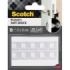 Scotch Pack de 10 Topes Adhesivos para Paredes - Antichoque - 13x13mm - Color Transparente