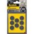 Scotch Pack de 8 Almohadillas de Fieltro Adhesivas - Ultra Resistentes - Diametro de 22mm - Color Blanco/Gris