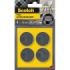 Scotch Pack de 4 Almohadillas de Fieltro Adhesivas - Ultra Resistentes - Diametro de 34mm - Color Blanco/Gris