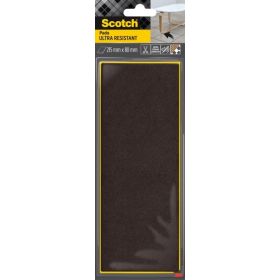 Scotch Almohadillas de Fieltro Adhesivas - Ultra Resistentes - 215x80mm - Paquete de 1 - Color Negro