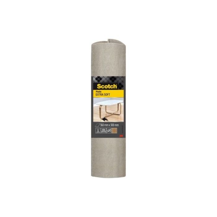 Scotch Almohadilla de Fieltro Adhesiva - Extra Suaves - 300  x 360mm - Color Beige