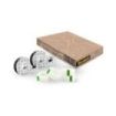 Scotch Dispensador de Pack de 2 Cintas Adhesivas - para Rollos de hasta 19mm x 13.9m - Incluye 4 Cintas Adhesivas - 66% Adhesivo Vegetal - Color Transparente