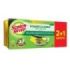 Scotch-Brite Classic Pack de 3 Estropajos de Cocina - Proteccion para los Dedos - Promocion 2 + 1 Gratis - Color Amarillo