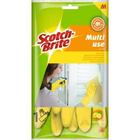 Scotch-Brite Guantes Multiuso - Medianos - 1 Par - Color Amarillo