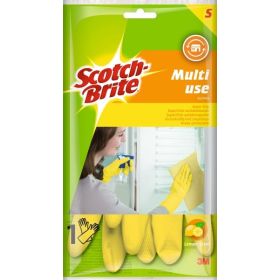 Scotch-Brite Guantes Multiuso - Talla S - 1 Par - Color Amarillo