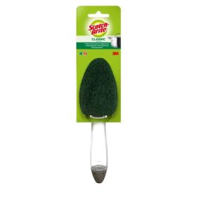 Scotch-Brite Classic Estropajo de Cocina con Mango - Color Verde Oscuro
