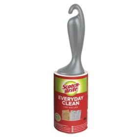 Scotch-Brite Everyday Clean Rodillo Quitapelusas Adhesivo - 30 Hojas - Color Negro