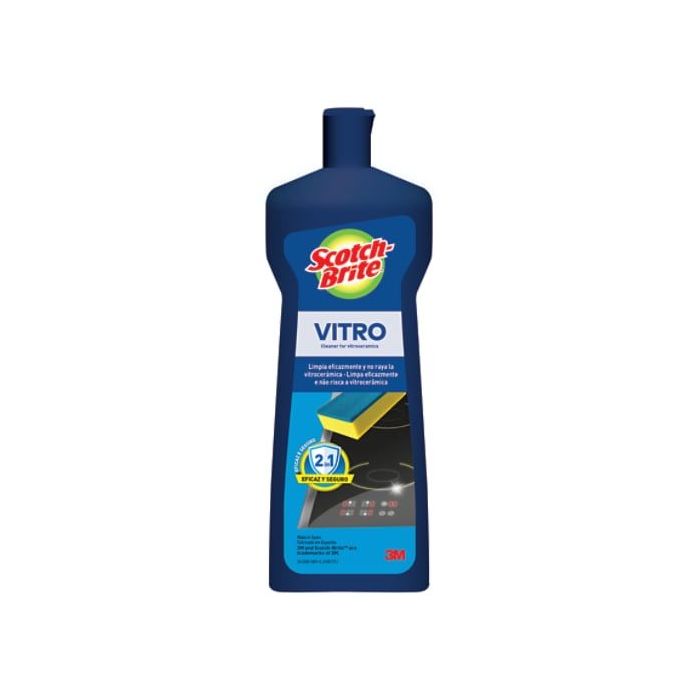 Scotch-Brite Vitro Rejuvenecedor para Placas de Vidrio 250ml - Color Amarillo