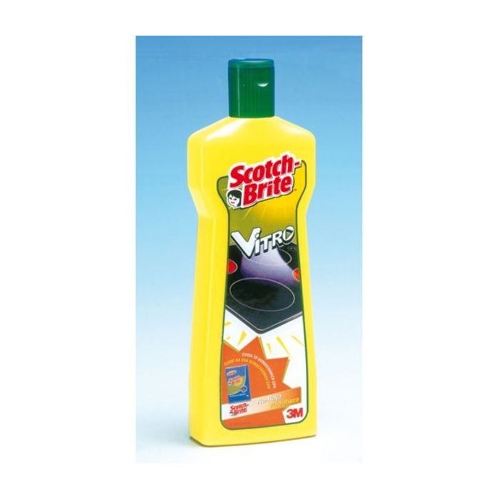 Scotch-Brite Vitro Limpiador para Vitroceramicas - Base de Agua - Color Amarillo