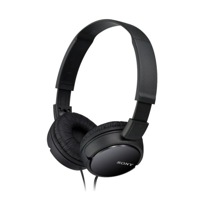 Sony MDR-ZX110B Auriculares con Microfono Integrado - Diadema Ajustable - Auriculares Giratorios - Color Negro