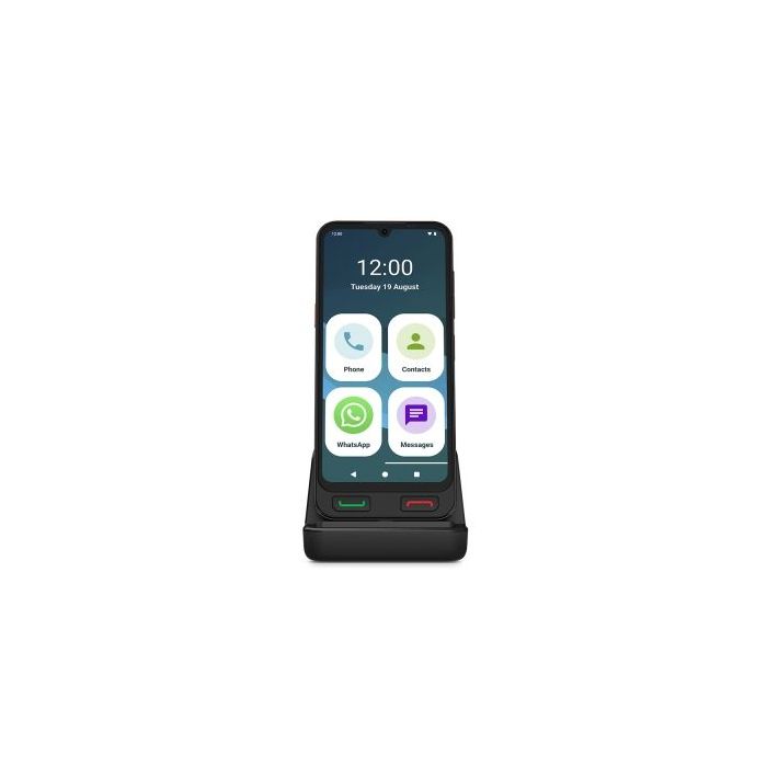 SPC Zeus 2 Pro 4G Smartphone 6,1" - Especial para Personas Mayores - Boton SOS - Capacidad 128GB - 4GB de RAM - SPC Care - Color Negro