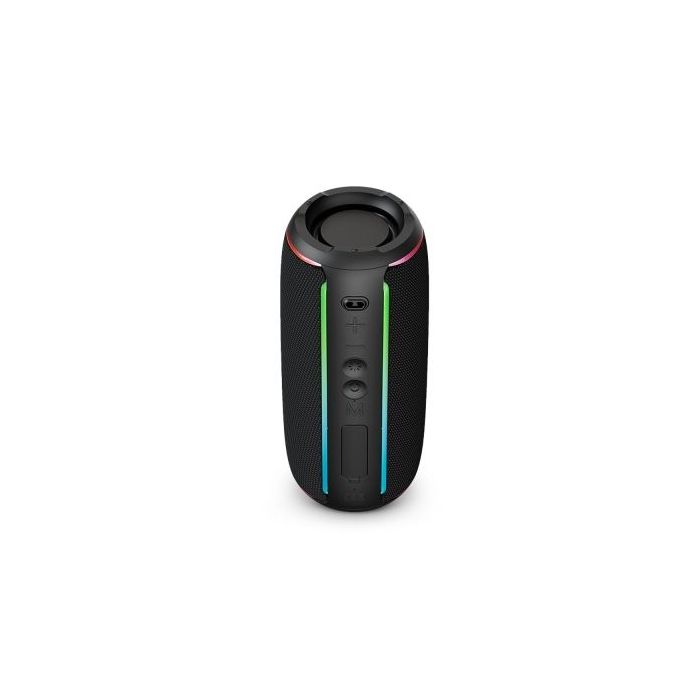 SPC Orbital Glow Altavoz Bluetooth Portatil - 25W - True Wireless - 20 Horas Autonomia - LED con Diferentes Ritmos