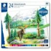 Staedtler 146C Caja Metalica con 24 Lapices de Colores - Mina Suave - Colores Surtidos