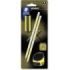 Staedtler Norix Pack de 2 Lapices de Grafito HB + Borrador + Sacapuntas - Madera Negra - Diseño Inteligente