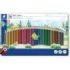 Staedtler Noris Colour 185 Caja Metalica con 36 Lapices Hexagonales de Colores - Fabricados en Wopex - Muy Resistentes - Madera de Fuentes Sostenibles - Colores Surtidos