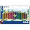 Staedtler Noris Colour 185 Caja Metalica con 36 Lapices Hexagonales de Colores - Fabricados en Wopex - Muy Resistentes - Madera de Fuentes Sostenibles - Colores Surtidos