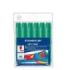 Staedtler Noris Jumbo 340 Pack de 6 Rotuladores Jumbo - Punta de Fibra - Trazo 3mm - Tapa Ventilada - Color Verde