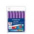 Staedtler Noris Jumbo 340 Pack de 6 Rotuladores Jumbo - Punta de Fibra - Trazo 3mm - Tapa Ventilada - Color Violeta