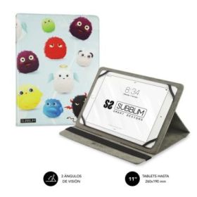 Subblim Funda Tablet Universal Trendy 9.6" a 11" - Posicion Stand con 2 Angulos de Vision - Soporte Antideslizante - Colores Varios