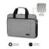 Subblim Maletin para Portatiles de hasta 14" Pulgadas - Proteccion Air Padding - Resistente Poliester Oxford - Repelente de Liquidos - Color Gris