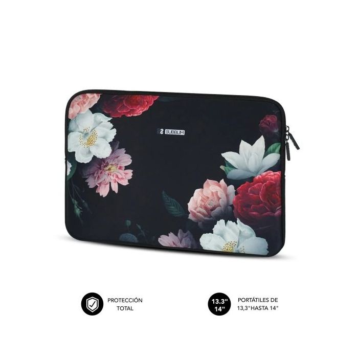 Subblim Funda Trendy de Neopreno Portátil de 13.3" a 14"- Resistencia a Golpes y Caidas - Colores Varios