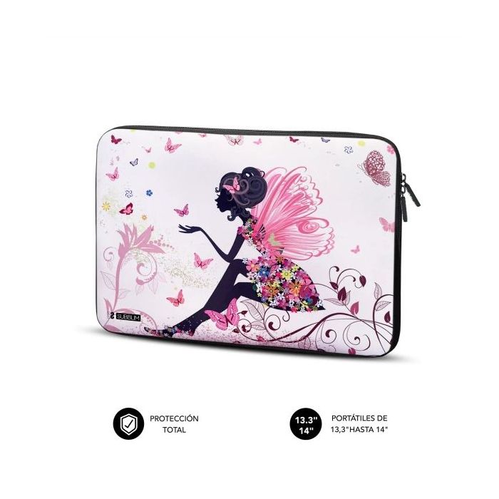 Subblim Funda Trendy de Neopreno Portátil de 13.3" a 14"- Resistencia a Golpes y Caidas - Colores Varios