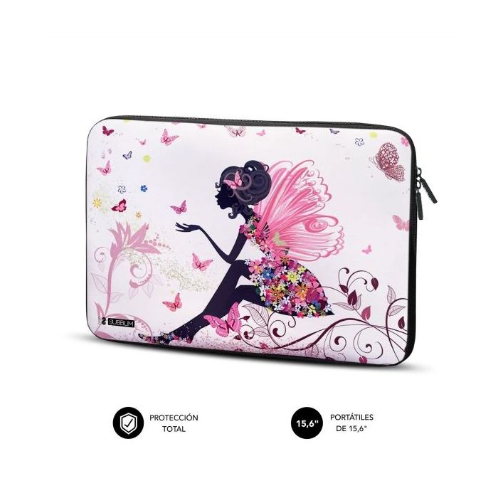 Subblim Funda Trendy de Neopreno Portátil de 15.6"- Resistencia a Golpes y Caidas - Colores Varios