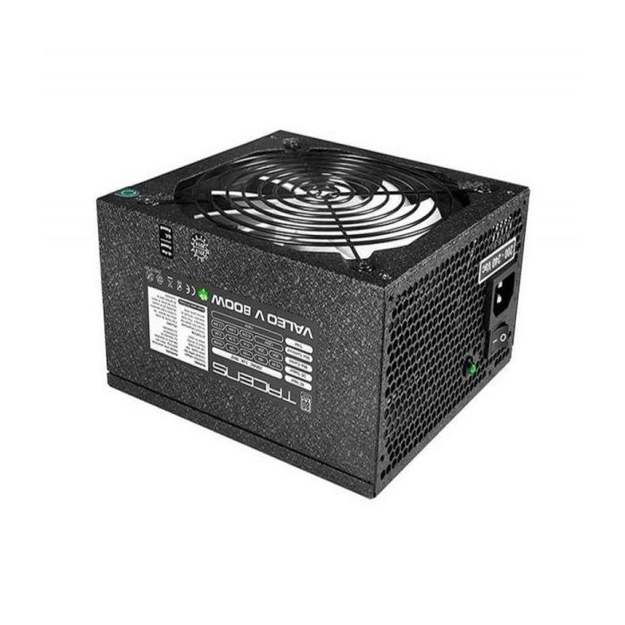Tacens Valeo V 800M Fuente de Alimentacion 800W ATX - PFC Activo - Ventilador 140mm de 12dB - 80 Plus Silver - Cableado Modular - 158x150x86mm - Color Negro