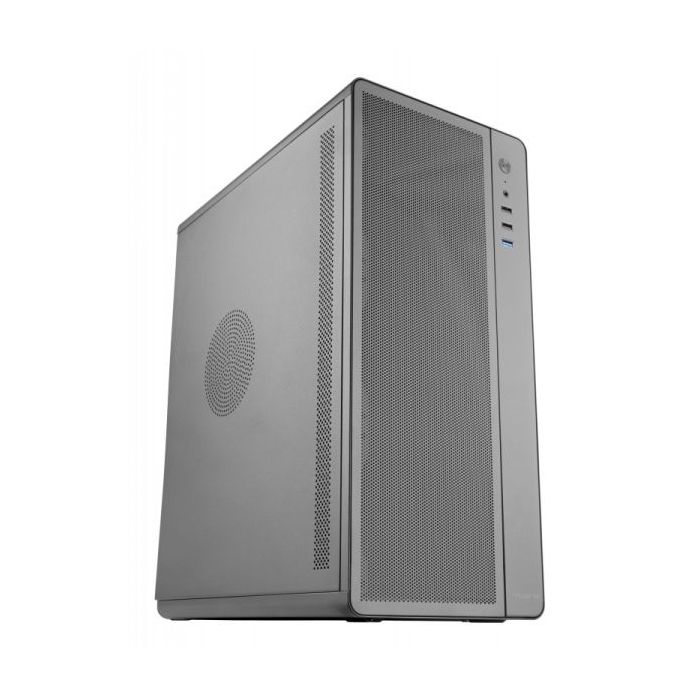 Tacens Aero Caja Semitorre ATX - Ventilador Ultrasilencioso de 120mm - Panel Frontal y Lateral de Malla - Estructura Metalica - Puerto de Audio/USB-A - 414x342x186mm - Color Negro