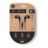 TechOneTech Soft EearTech Auriculares Intraurales - Microfono Integrado - Mini Jack 3.5mm - Cable de 1.20m - Negro