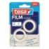 Tesa Paper Pack de 2 Cintas Adhesivas de Papel 19mm x 10 Metros - Casi Invisible en Superficies de Color Claro - Se puede Cortar con la Mano y Escribir sobre ella - Papel Certificado FSC®