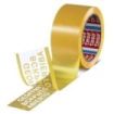 Tesa 64007 Cinta para Precintado a Prueba de Manipulaciones 75mm x 50 Metros - Para Aplicacion Manual y Automatica - Adhesivo Acrilico a Base de Agua - Color Amarillo
