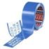 Tesa 64007 Cinta para Precintado a Prueba de Manipulaciones 50mm x 50 Metros - Para Aplicacion Manual y Automatica - Adhesivo Acrilico a Base de Agua - Color Azul