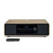 Thomson MIC300IBT Micro Cadena 60W Bluetooth 5.0 - Reproductor de CD, Radio FM, Reproductor USB (MP3) - Funcion de Carga Inalmbrica - Mando a Distancia - Color Madera/Negro