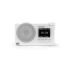 Thomson Radio FM DAB+ con Altavoz Bluetooth - 30 Memorias DAB+ y 30 Memorias FM - Actualizacion Automatica de Emisoras - Pantalla LED Retroilumiada - Color Blanco