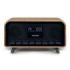 Thomson RT850BT Altavoz Retro Bluetooh - Radio Reloj Despertador - Potencia musical 30W - Color Madera/Negro