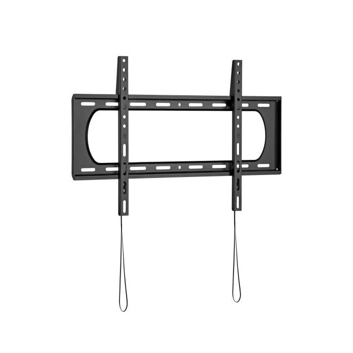Tooq LP1084F-B Soporte Fijo de Pared para TV de 37"-80" - Peso Max 80Kg - VESA 600x400mm - Sistema de Liberacion Mediante Cordon - Color Negro