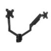 Tooq Soporte de Pared con Brazos Articulados para Monitores de 13"-34" - Piston de Gas - Giratorio e Inclinable - Gestion de Cables - Peso Maximo 10kg - VESA 100x100 - Color Negro