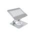 Tooq Soporte para Portatil hasta 13" - Rotacion 360 - Plegable y Portatil - Color Plata
