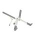 Tooq Soporte para Portatil hasta 17.3" - Plegable y Portatil - Color Plata