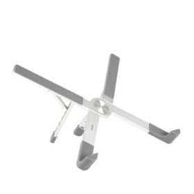 Tooq Soporte para Portatil hasta 17.3" - Plegable y Portatil - Color Plata