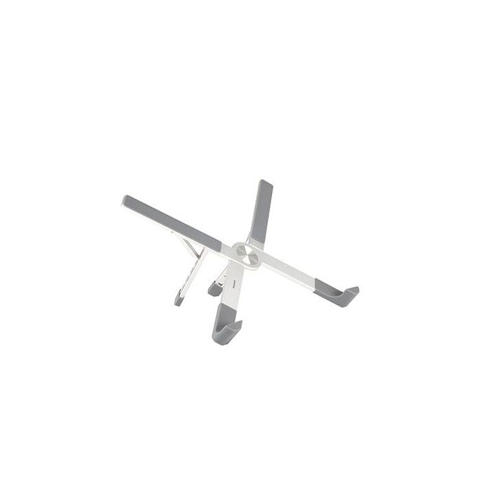 Tooq Soporte para Portatil hasta 17.3" - Plegable y Portatil - Color Plata