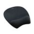 Tooq TQMP1002-B Alfombrilla Raton Ergonomica - Reposamuñecas Espuma Viscoelastica - Superficie Suave, Elastica, Transpirable y Resistente - Color Negro