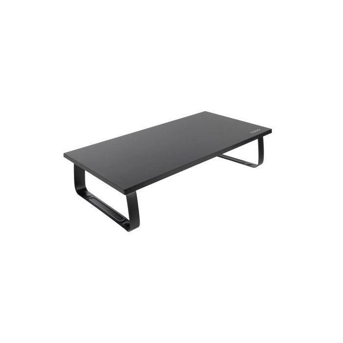Tooq TQMR111 Soporte Elevador para Monitor o Portatil - Madera - Peso Max. 20kg - Color Negro