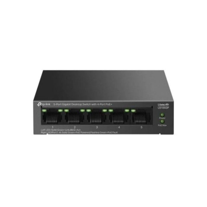 TP-Link TL-LS105GP Switch 5 Puertos 10/100/1000Mbps - POE