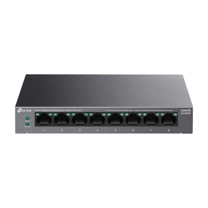 TP-Link TL-LS108GP Switch 8 Puertos 10/100/1000Mbps - POE