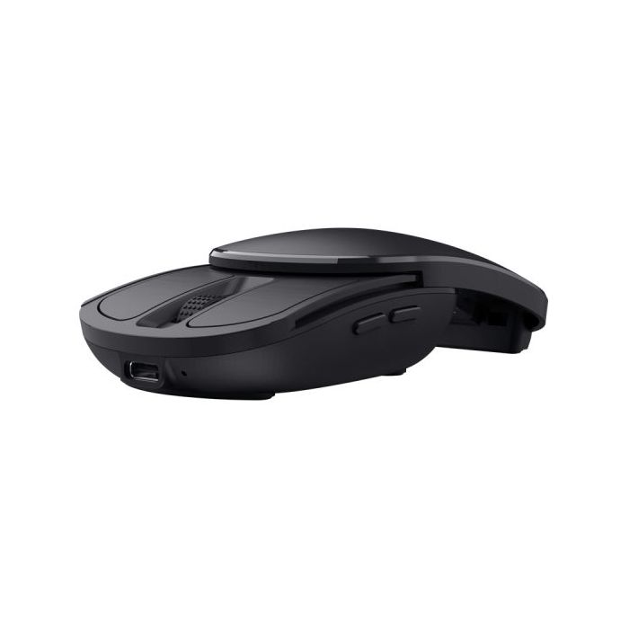 Trust Zylo Raton Inalambrico Plegable de Bolsillo - 2400 dpi - 6 Botones - Color Negro