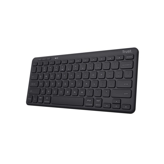Trust Lyra Inalambrico Bluetooth 5.0 - Bateria Recargable - Hecho con Materiales Reciclados - Color Negro