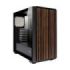 Unykach Revelat Madeira Black Caja ATX, Micro ATX, ITX - Lateral de Vidrio Templado y Frontal con Listones de Madera Natural - 3.5", 2.5" - USB-A 3.0, USB-C y Audio - Soporta Refrigeracion Liquida - Color Negro