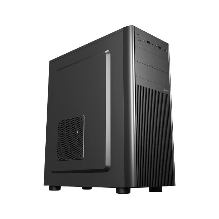 Unykach UK8026 Caja ATX - Tamaño Disco Soportado 3.5", 2.5" - USB-A 2.0, USB-A 3.0, USB-C, Audio - Color Negro